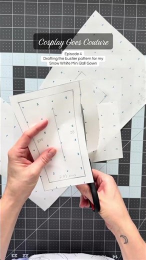 Drafting a Back Bustier Pattern | Cosplay Goes Couture Ep.4
