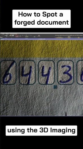 How To spot a forged document using 3D imaging! - foster+freeman VSC 8000