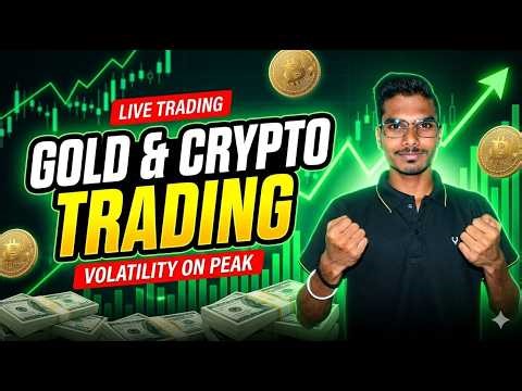 LIVE Gold & Crypto scalping trading /up14Trader/Learn Price Action /Shark Exchange #shorts #trading