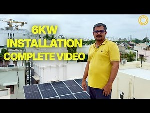 6 kW Solar System Full Installation for Home in Tamil | Complete Setup, Real-Life Solar Project 2025