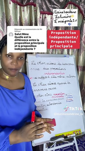 Comprendre les propositions indépendantes et principales