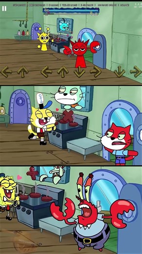 Funkin' Showdown: Scratch vs Sprunki - Krusty Karoling Challenge! #fnf #spongebob #sprunki #scratch