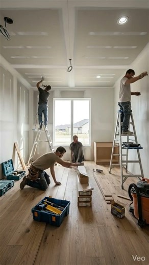 Custom Built-In Office REVEAL - Insane Home Office Under $1,000 🤯#officerenovation #desksetup #diy