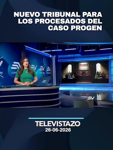 #Televistazo | La Corte Nacional de Justicia nombró al tribunal que se encargará de revisar las órdenes de prisión dictadas en contra de los procesados del caso Progen, entre ellos, el exministro de Energía, Antonio Gonçalves. Le contamos qué jueces se encargarán de resolver los pedidos. Más detalles ▶️ en ecuavisa.com