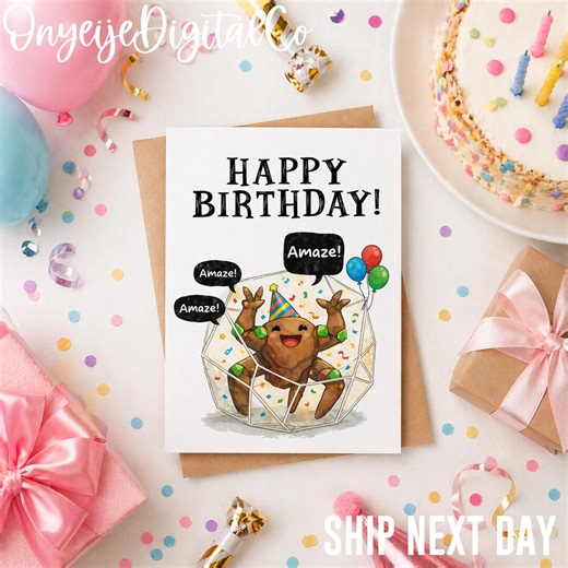 Rocky the Alien Birthday Card, Project Hail Mary Fan Art, Sci Fi Fandom - Etsy UK