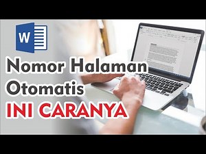 Membuat Nomor Halaman Otomatis di Word - Belajar Word Pemula