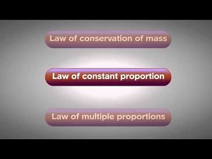 Laws of Chemical Combinations - Class 9 Tutorial