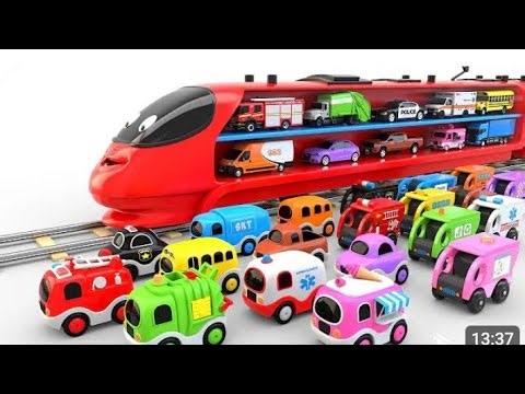 "Choo Choo Colorful Train Song 🚂🎨 | Ultimate USA Kids' Nursery Rhymes Adventure!"