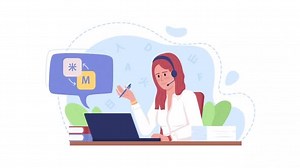 Animated Translation Concept