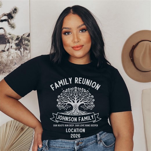 Custom Family Reunion Shirt With Family Name, Personalized Family Match Shirt - Etsy