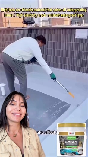 Is your roof leaking? Use elastic cement to fix it…