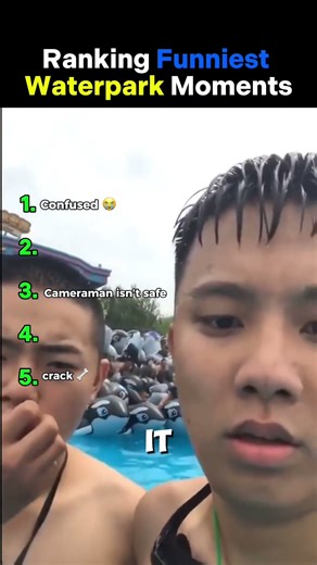 Ranking Funniest Waterpark Fails #viral