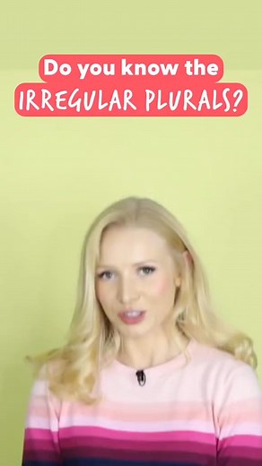 1K views | Do you know the irregular plurals in English #englishvocabulary #learnenglish #englishtips | Julianna Holmes | Facebook