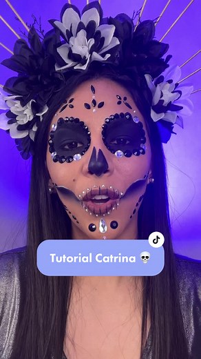 Tutorial de maquillaje de Catrina fácil 💀