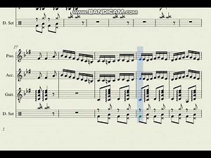 Χασαποσέρβικο οργανικό-παρτιτούρα