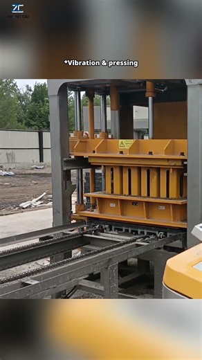 ZCJK QTY4-15 Fully Automatic Block Machine | Kazakhstan Client Site, 8-Inch Hollow Block Production