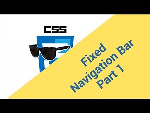 Stylin' Around - Creating a sticky Navigation Bar - Part 1