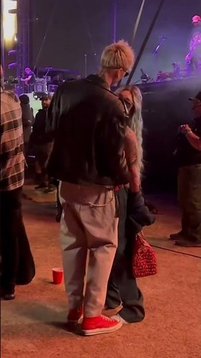 mgk & megan fox slow dancing to jelly roll at stagecoach #machinegunkelly