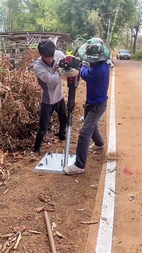 INSANE Power of Pneumatic Drivers Sinking Posts Fast ⏩