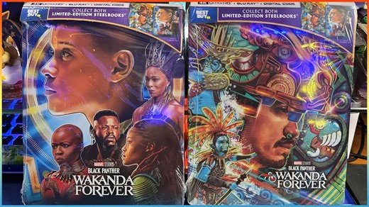Black Panther Wakanda Forever Talokan and Wakanda edition steelbook (Best Buy exclusive)