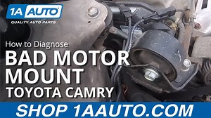 How to Diagnose a Bad Upper Motor Mount 1997-2001 Toyota Camry
