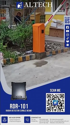 RD-101 Radar Detector (Single Beam) #altech #rfid #system