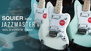 81 reactions |  โดดเด่น เท่ห์ มีสไตล์ SQUIER MINI JAZZMASTER HH ...