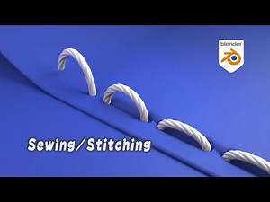 [Tut] Sewing/Stitching - Blender Geometry Nodes 3.0+ Field