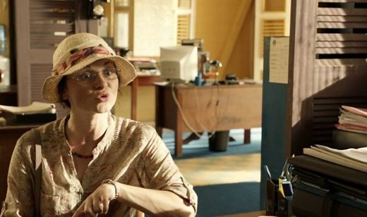 Death in Paradise: Neville Parker checks out the crime scene