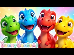 🦖 Dinosaur Counting Song | Learn Numbers 1–10 for Kids