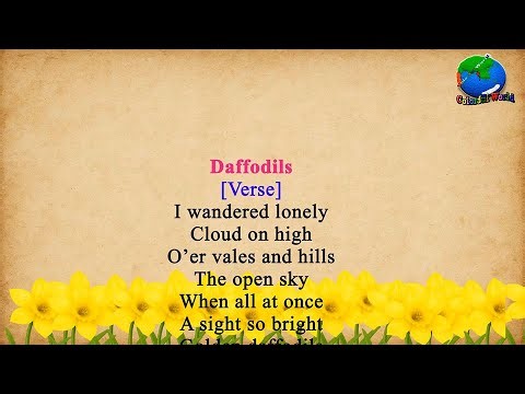 Daffodils (Lyics)