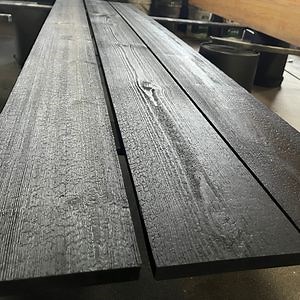 [Hot Item] Thermally Teated Charcoal Shou Sugi Ban Solid Timber Yakisugi Insulated Carbonized Burnt Wood Wall Cladding Slat Cladding