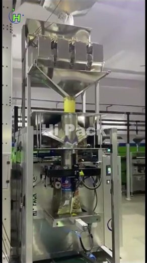 Automatic Form Fill Seal pneumatic Collar Type Machine with 4 Head Linear Weigher Machine