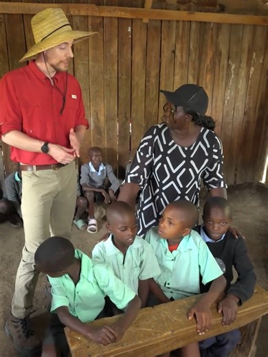 26M views · 1.5M reactions | This School Didn't Have Desks For The Kids 梁 | MrBeast | Facebook