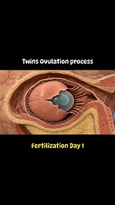 Ovulation process inside view 3d #ovoid #ovulation #twins #UnitedStates | Dr. Emily