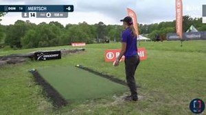 Kat Mertsch was the ONLY FPO competitor to eagle Hole 14 during the ENTIRE tournament 😤 | Disc Golf Pro Tour
