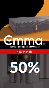 28M views · 3.5K reactions | Experience unparalleled comfort with Europe's bestselling mattress, now in India!  Enjoy huge discounts on our website.  Don't miss out—buy now and sleep better! | Emma Mattress | Facebook