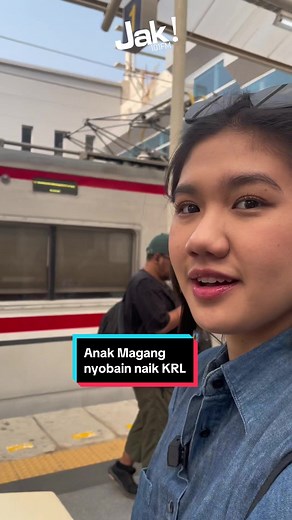 Ngajarin Anak Magang Naik KRL Pertama Kali