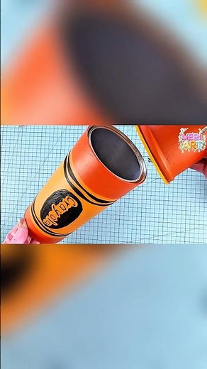 CRAYOLAS gigantes para guardar muchas cosas 🥳 #crayola #manualidades