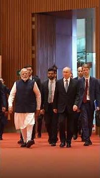 Unseen moments from PM Modi’s meeting with Russian President Vladimir Putin