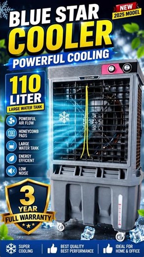 Blue Star Air Cooler 2026 ⚡ Powerful Cooling + Low Noise Cooler
