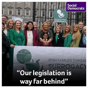 Yesterday, Jennifer Whitmore TD brought forward the Joint Oireachtas Committee report on Surrogacy to the floor of the Dáil. Pathways to parenthood are changing and evolving with new technologies and opportunities opening up. Ireland and its laws must keep apace with these changes. | Social Democrats | Facebook