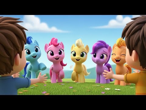 Cinco Pequeños Ponis Bebés ¡Relincho, Relincho! | Canciones de Caballos y Rimas 2026