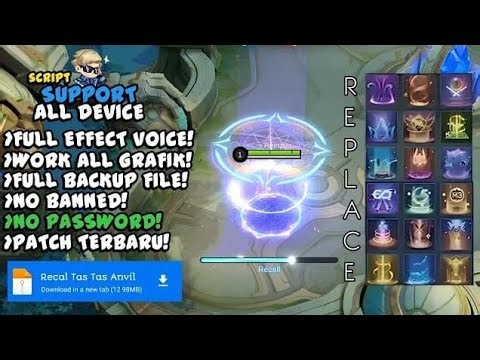 Script Recall Tas tas - Sea Anvil No Password | Full Effect & Sound | Patch Terbaru