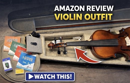Watch Affordable Violin Outfit Review ﹙Great for Beginners!﹚ on Amazon Live