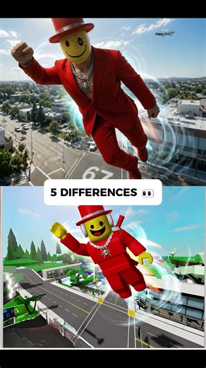 FIND DIFFERENCES Brookhaven avatars in REAL LIFE 👀🤫 #robloxshorts #roblox #brookhaven