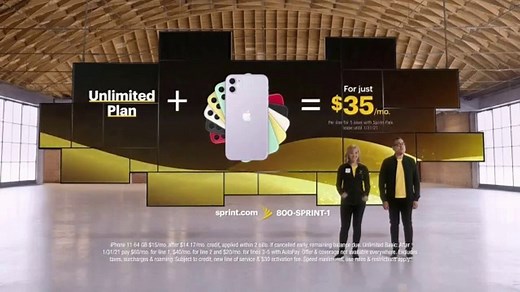 Sprint TV Spot, 'Unlimited iPhone 11 for $35 a Month per Line'
