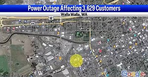 Over 3,000 customers without power in Walla Walla