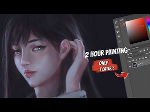 Watch Me Paint a Portrait in Real Time | 2 Hour Full Digital Art Process