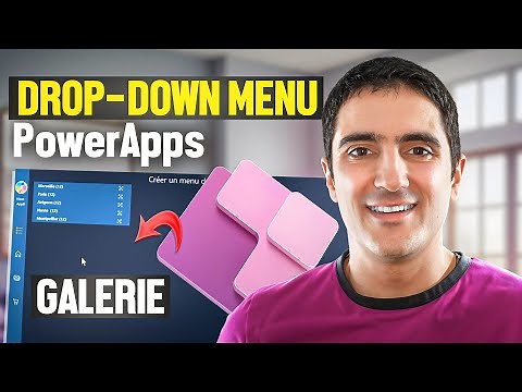 Crée un menu déroulant ultra fluide dans Power Apps !
